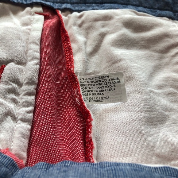 Club Monaco Chino Shorts Cotton/Linen - Picture 5 of 5